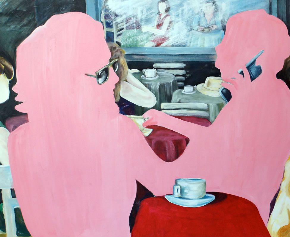 »Flamingos im Café 2« 1997